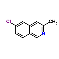 6-Chloro-3-methylisoquinoline structure