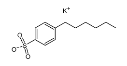 potassium 4-hexylbenzenesulfonate Structure