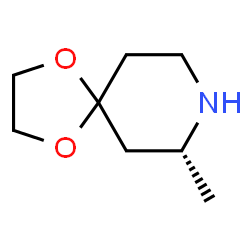 (7R)-7-methyl-1,4-dioxa-8-azaspiro[4.5]decane structure