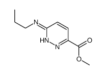 3-Pyridazinecarboxylicacid,6-(propylamino)-,methylester(9CI)结构式