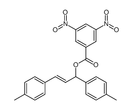 (E)-1,3-di-p-tolylallyl 3,5-dinitrobenzoate结构式