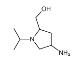 2-Pyrrolidinemethanol,4-amino-1-(1-methylethyl)-(9CI)结构式