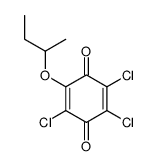 2-butan-2-yloxy-3,5,6-trichlorocyclohexa-2,5-diene-1,4-dione Structure