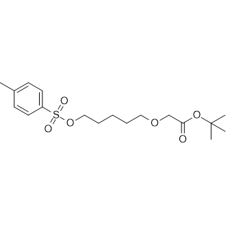 tert-Butyl 2-((5-(tosyloxy)pentyl)oxy)acetate picture