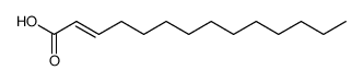 trans-tetradec-2-enoic acid Structure