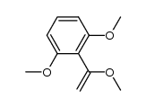 methyl α-(2,6-dimethoxyphenyl)vinyl ether结构式