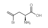 l-2-amino-4-bromo-4-pentenoic acid structure