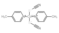 Cadmium,bis(4-methylpyridine)bis(thiocyanato-S)-, (T-4)- (9CI) picture