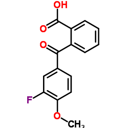 2-(3-Fluoro-4-methoxybenzoyl)benzoic acid Structure