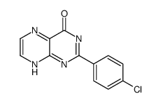 2-Phenyl-4-hydroxypteridine structure