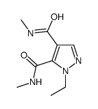 1-ethyl-4,5-di(N-methylcarbamoyl)pyrazole Structure