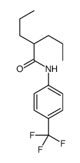 2-propyl-N-[4-(trifluoromethyl)phenyl]pentanamide结构式