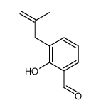 2-羟基-3-(2-甲基-2-丙烯基)苯甲醛结构式