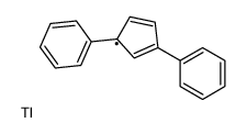 (1,3-diphenylcyclopenta-2,4-dien-1-yl)thallium结构式