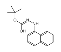 tert-butyl N-(naphthalen-1-ylamino)carbamate Structure