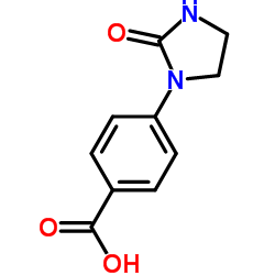 4-(2-Oxo-1-imidazolidinyl)benzoic acid Structure