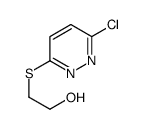 2-[(6-chloro-3-pyridazinyl)thio]ethanol(SALTDATA: FREE) Structure
