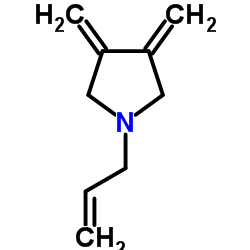 Pyrrolidine, 3,4-bis(methylene)-1-(2-propenyl)- (9CI) Structure