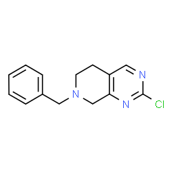 7-苄基-2-氯-5,6,7,8-四氢吡啶并[3,4-d]嘧啶图片