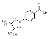 4-aminocarbonylphenylboronic acid, pinacol ester structure