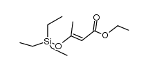 ethyl 3-((triethylsilyl)oxy)but-2-enoate结构式