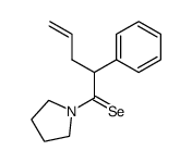 1-(2-phenyl-1-selenoxo-4-pentenyl)pyrrolidine结构式