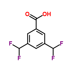 3,5-Bis(difluoromethyl)benzoic acid Structure