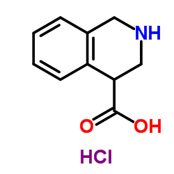 1,2,3,4-Tetrahydro-4-isoquinolinecarboxylic acid hydrochloride (1:1)结构式