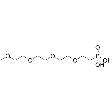 m-PEG4-phosphonic acid结构式