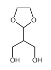 2-(1,3-dioxolan-2-yl)propane-1,3-diol Structure