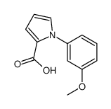1-(3-methoxyphenyl)pyrrole-2-carboxylic acid Structure