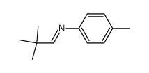 N-(2,2-dimethylpropylidene)-p-toluidine结构式