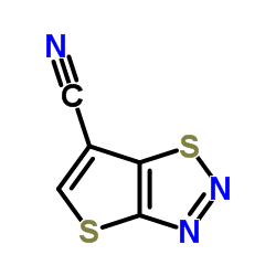 Thieno[2,3-d][1,2,3]thiadiazole-6-carbonitrile结构式