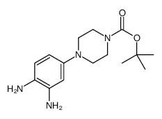 tert-butyl 4-(3,4-diaminophenyl)piperazine-1-carboxylate Structure