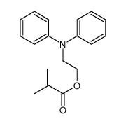 2-(N-phenylanilino)ethyl 2-methylprop-2-enoate结构式