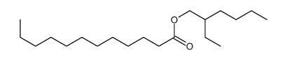 Dodecanoic acid,2-ethylhexyl ester Structure
