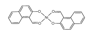 [bis(2-hydroxy-1-naphthaldehydato)nickel(II)]结构式