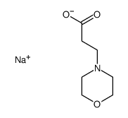 sodium 3-(4-morpholinyl)propanoate结构式