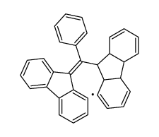 9-(fluoren-9-ylidenebenzyl)fluorenyl结构式