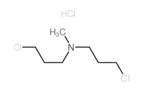 1-Propanamine,3-chloro-N-(3-chloropropyl)-N-methyl-, hydrochloride (1:1) structure