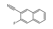 2-Cyano-3-fluoro-2-naphthalene Structure