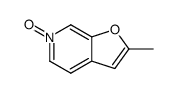 Furo[2,3-c]pyridine, 2-methyl-, 6-oxide (9CI) structure