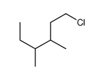 1-chloro-3,4-dimethyl-hexane结构式