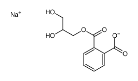 sodium (2,3-dihydroxypropyl) phthalate结构式