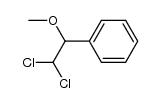 α,α-(dichloromethyl)phenylmethylmethyl ether Structure