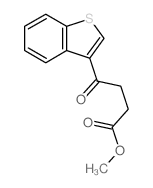 Benzo[b]thiophene-3-butanoicacid, g-oxo-, methyl ester Structure