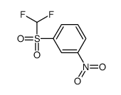 1-(difluoromethylsulfonyl)-3-nitrobenzene结构式