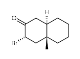 (+/-)-3t-bromo-4a-methyl-(4ar,8at)-octahydro-naphthalen-2-one Structure