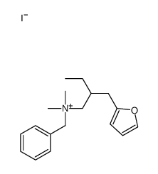 benzyl-[2-(furan-2-ylmethyl)butyl]-dimethylazanium,iodide结构式