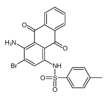 N-(4-amino-3-bromo-9,10-dihydro-9,10-dioxo-1-anthryl)-4-methylbenzenesulphonamide picture